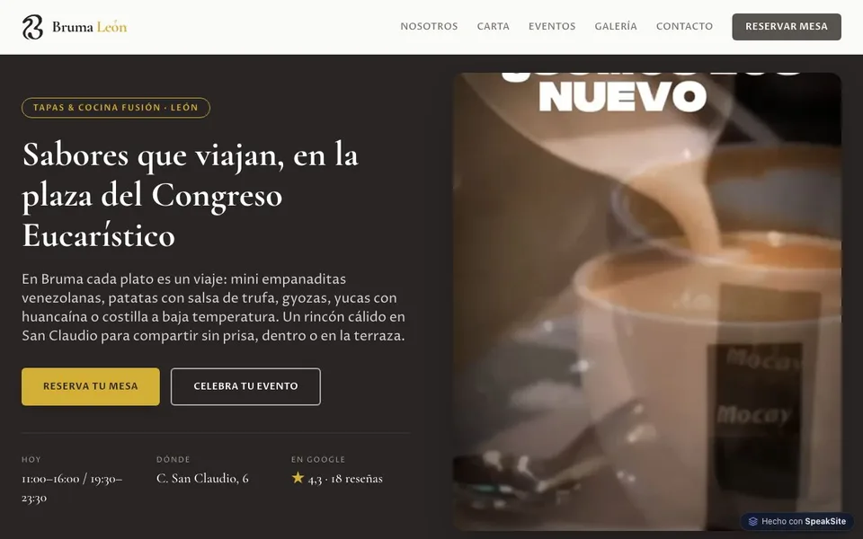 Portada de brumaleon.es