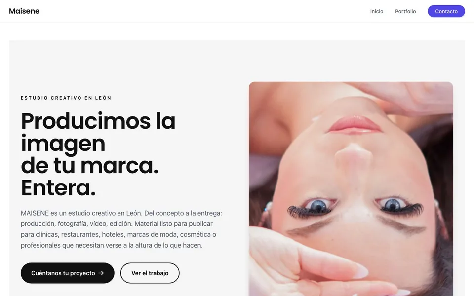 Portada de maisene.es