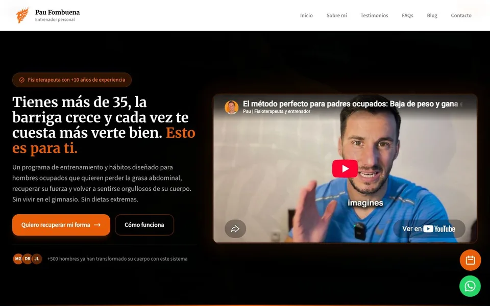 Portada de paufombuena.com